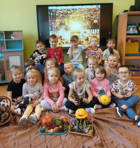 Jesienna pogoda u młodszych przedszkolaków