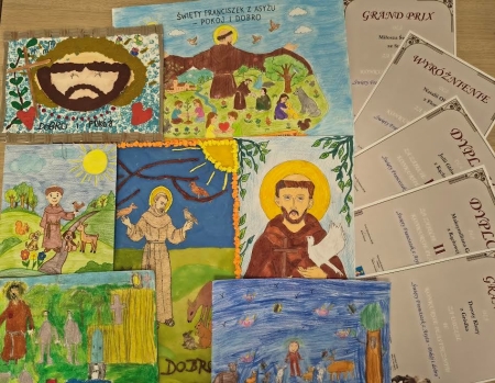 Konkurs Plastyczny pt. ”Franciszek z Asyżu  - Pokój i dobro”